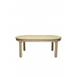 Table ovale brut Arches en chêne